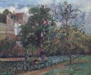 Camille Pissarro The orchard at Maubuissson,Pontoise Le verger a Maubuisson,Pontoise Spain oil painting artist